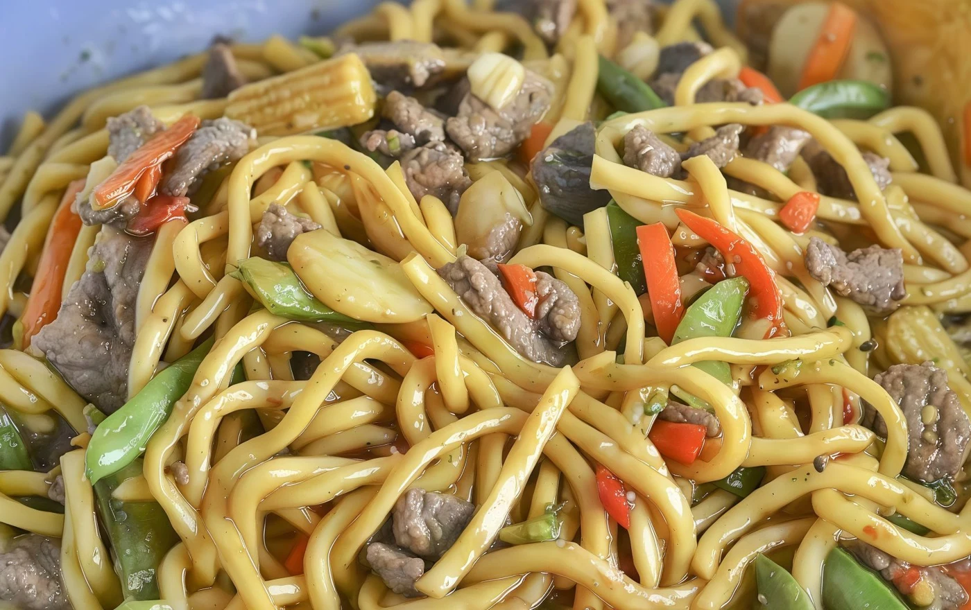 Beef And Vegetables Noodles